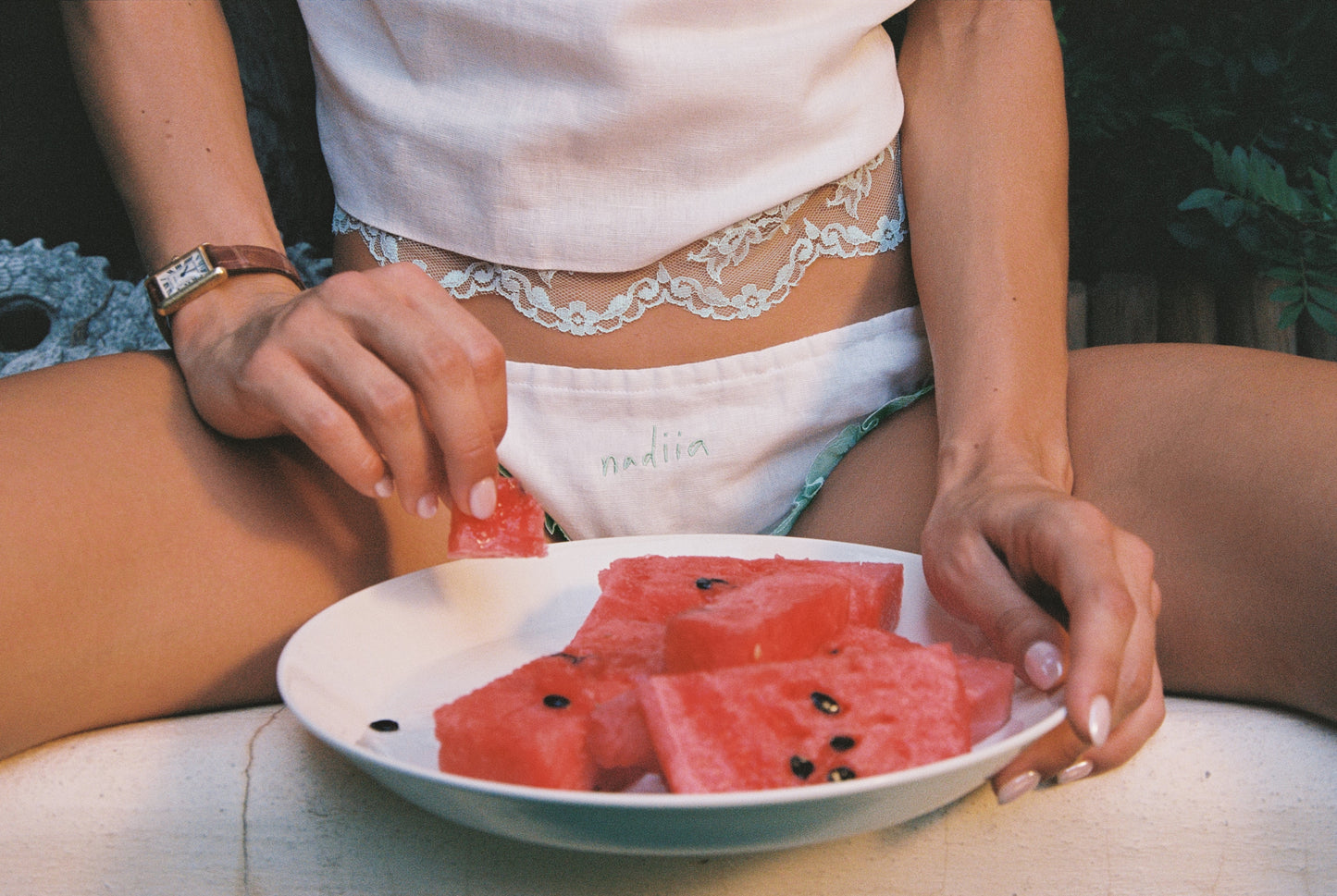 Купіть виріб ручної роботи Linen Panties with Menthol Lace “Baby Doll” від Nadiia World. Ідеальний вибір для додавання вишуканості та шарму до вашого житлового простору або колекції особистих аксесуарів.