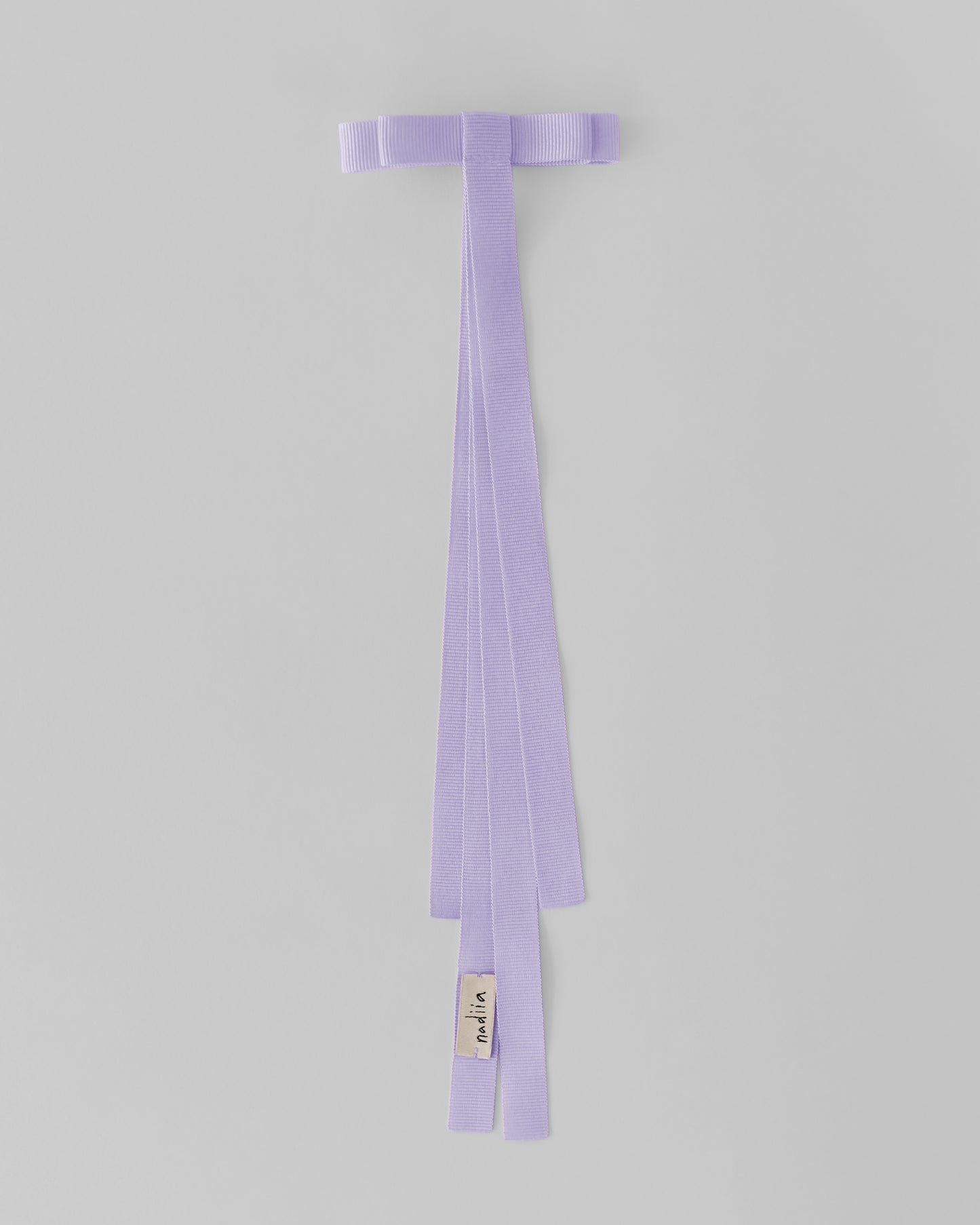 Ribbon Barette in Lilac