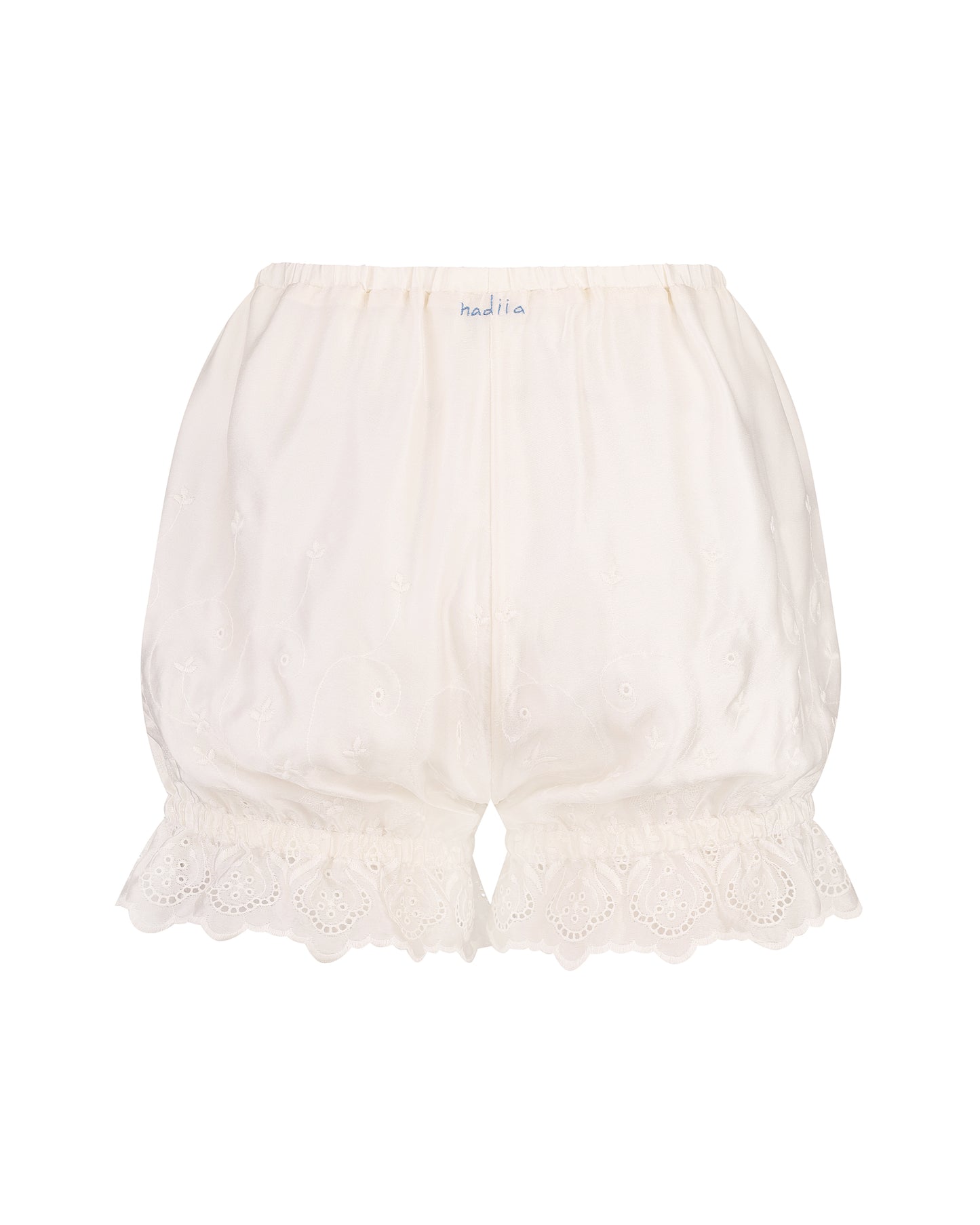 Купіть виріб ручної роботи Silk Shorts “Love” від Nadiia World. Ідеальний вибір для додавання вишуканості та шарму до вашого житлового простору або колекції особистих аксесуарів.