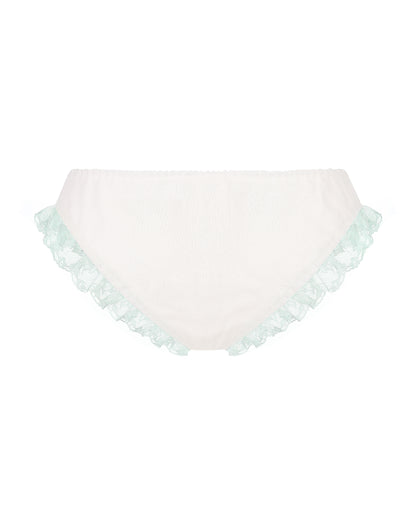 Купіть виріб ручної роботи Linen Panties with Menthol Lace “Baby Doll” від Nadiia World. Ідеальний вибір для додавання вишуканості та шарму до вашого житлового простору або колекції особистих аксесуарів.