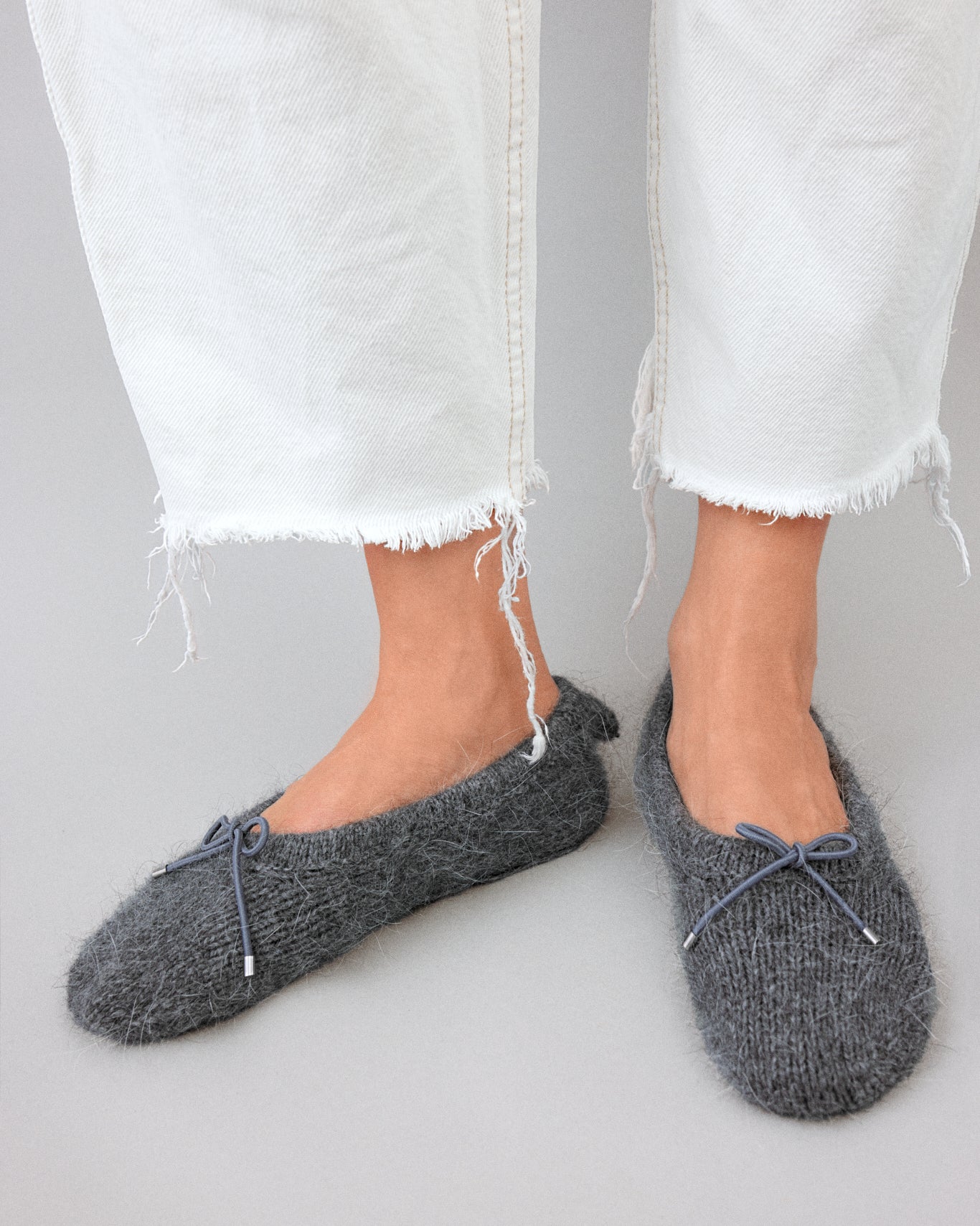 Mink Yarn Slippers