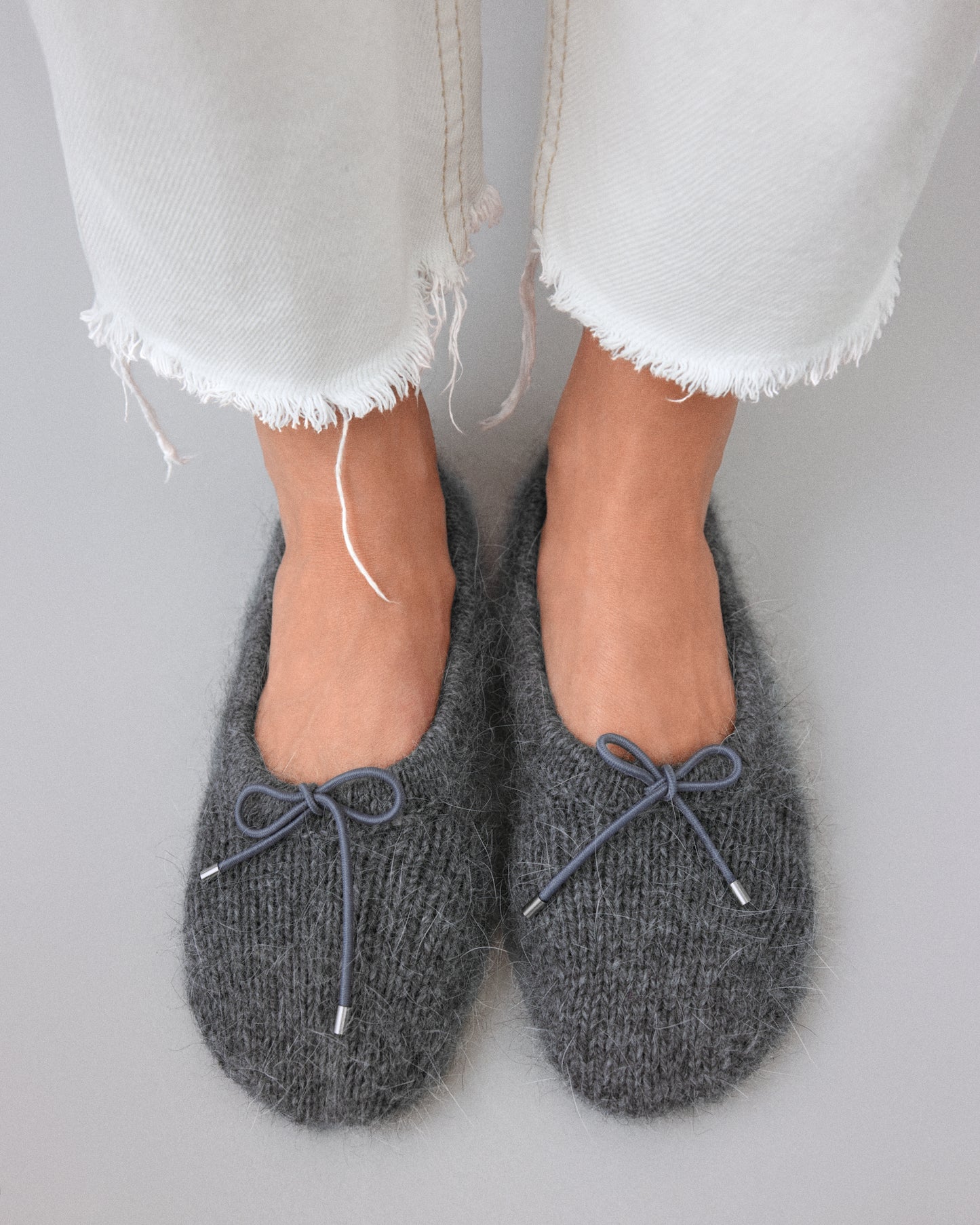 Mink Yarn Slippers