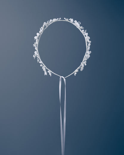 Wax Wreath “Bows in Bloom”