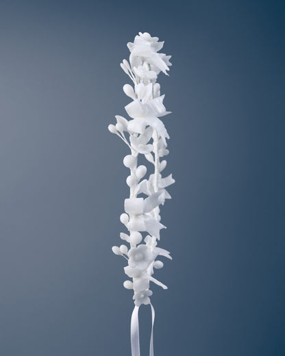 Wax Wreath “Bows in Bloom”