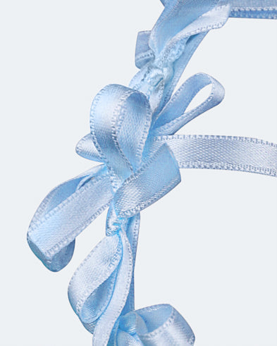 Light summer wreath "Lebidka" in Blue