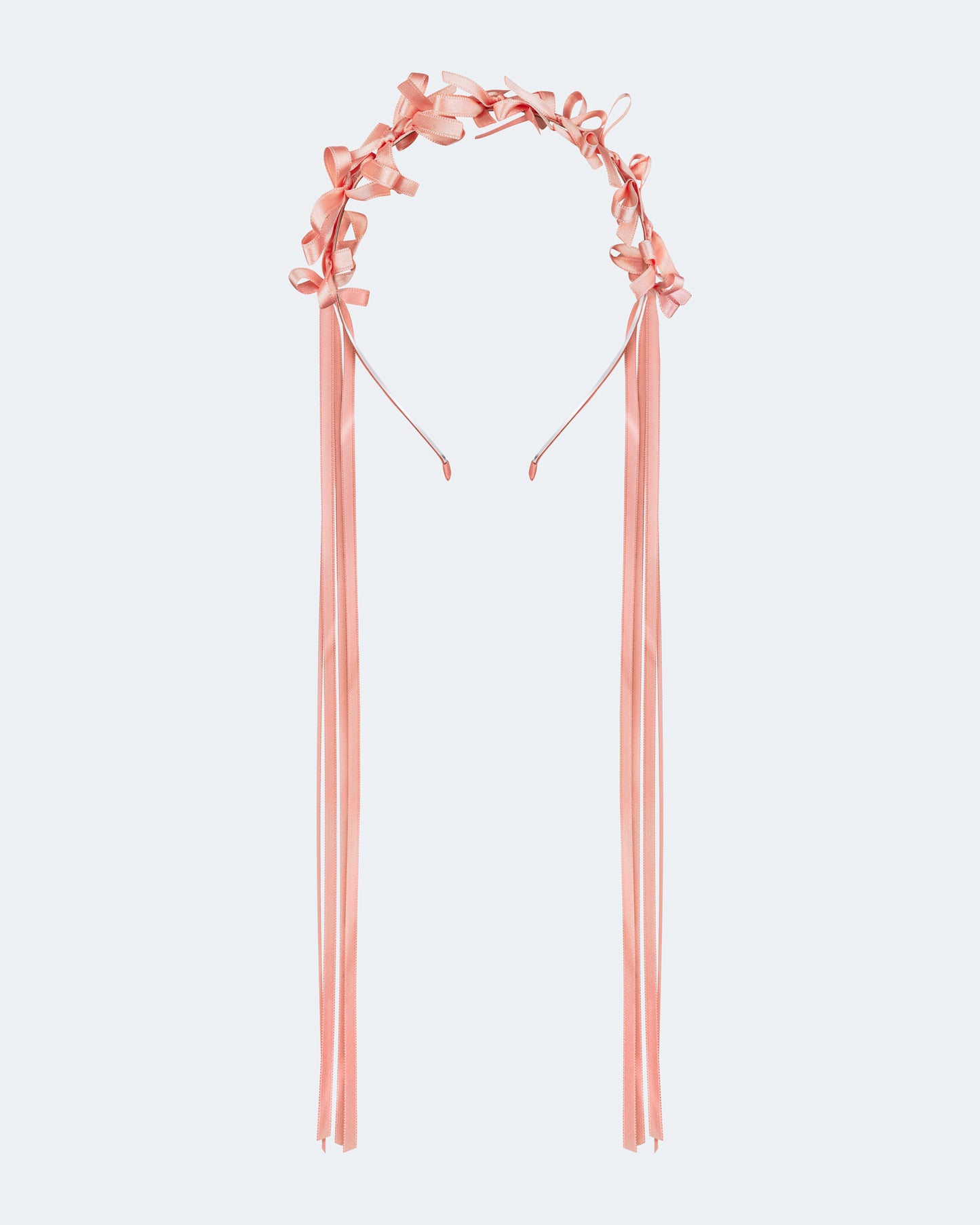 Light summer wreath "Lebidka" in Peach