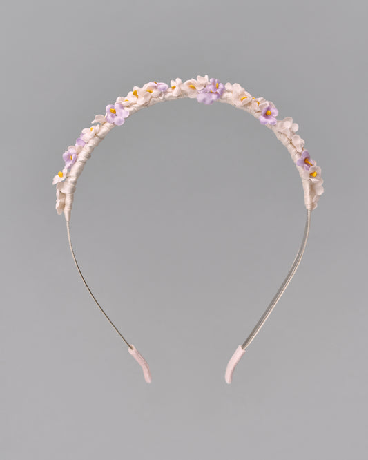 Flower hairband "Tsarivna" in “Lilac”