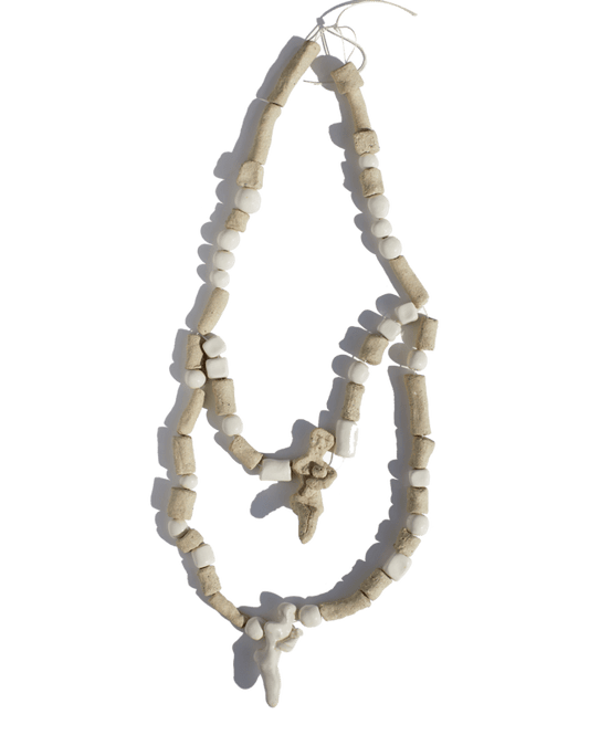 Two Oranta combined double necklace