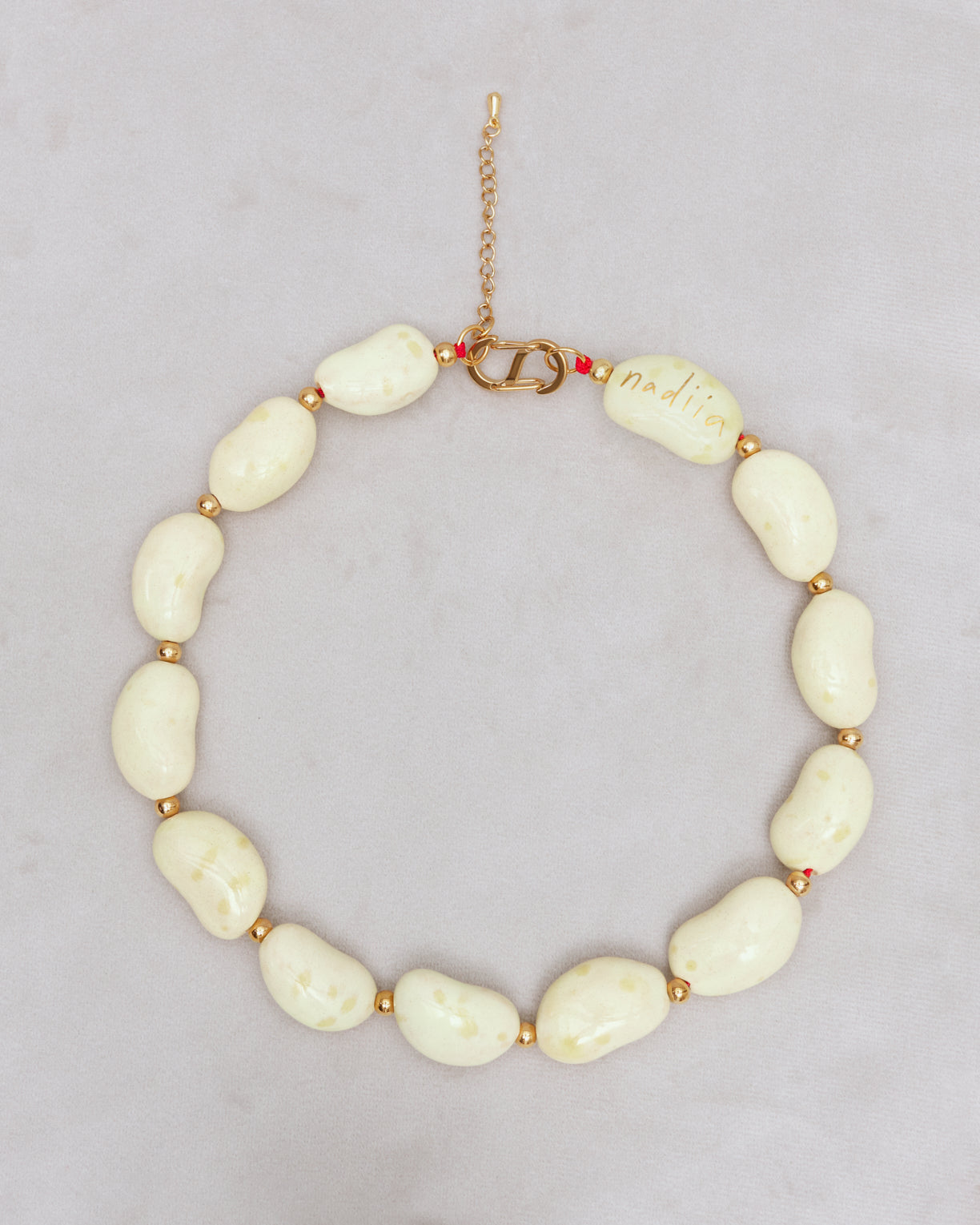 Yellow "Beans" Necklace