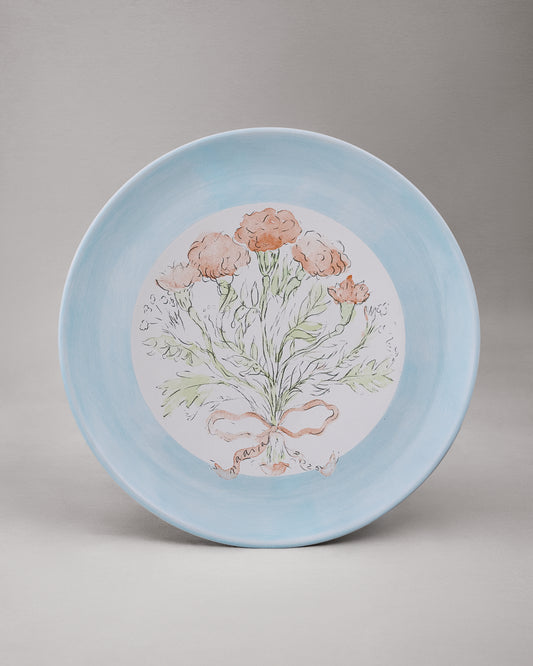 Купіть виріб ручної роботи Plate "Bouquet" від Nadiia World. Ідеальний вибір для додавання вишуканості та шарму до вашого житлового простору або колекції особистих аксесуарів.