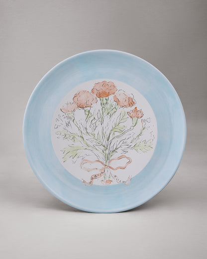 Купіть виріб ручної роботи Plate "Bouquet" від Nadiia World. Ідеальний вибір для додавання вишуканості та шарму до вашого житлового простору або колекції особистих аксесуарів.
