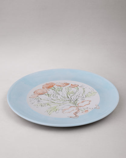 Купіть виріб ручної роботи Plate "Bouquet" від Nadiia World. Ідеальний вибір для додавання вишуканості та шарму до вашого житлового простору або колекції особистих аксесуарів.