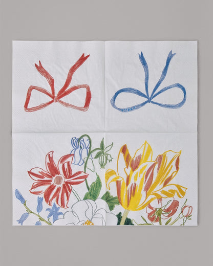 Купіть виріб ручної роботи Napkin Set "Festive Mood" від Nadiia World. Ідеальний вибір для додавання вишуканості та шарму до вашого житлового простору або колекції особистих аксесуарів.