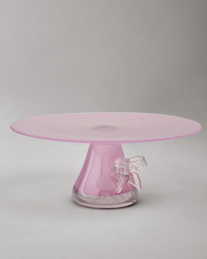 Купіть виріб ручної роботи Cake Stand with a Bow "Nadiia" від Nadiia World. Ідеальний вибір для додавання вишуканості та шарму до вашого житлового простору або колекції особистих аксесуарів.